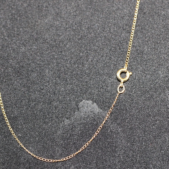 12KGF Yellow Gold Filled Chain, faux Pearl Pendant - Picture 5 of 8